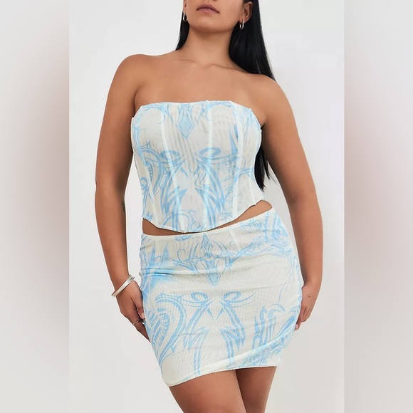 Miaou Tattoo mini skirt - Picture 1 of 7